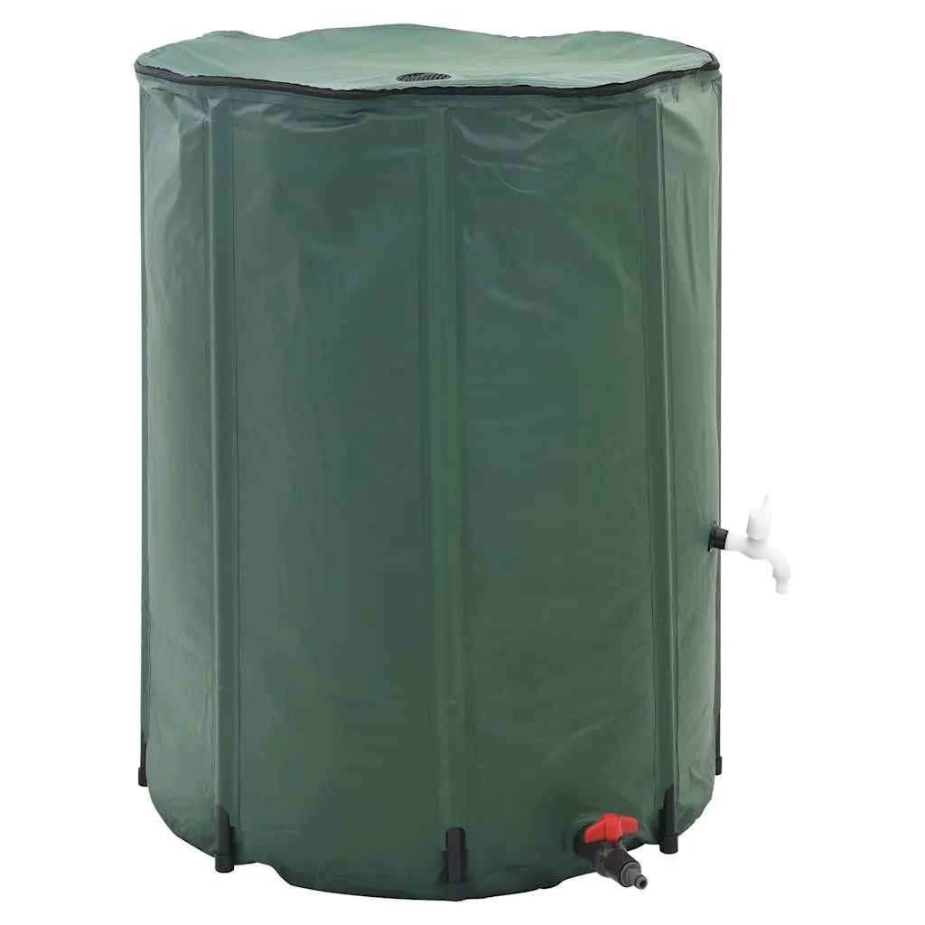 Collapsible Water Tank 250L Rainwater Storage Container Green