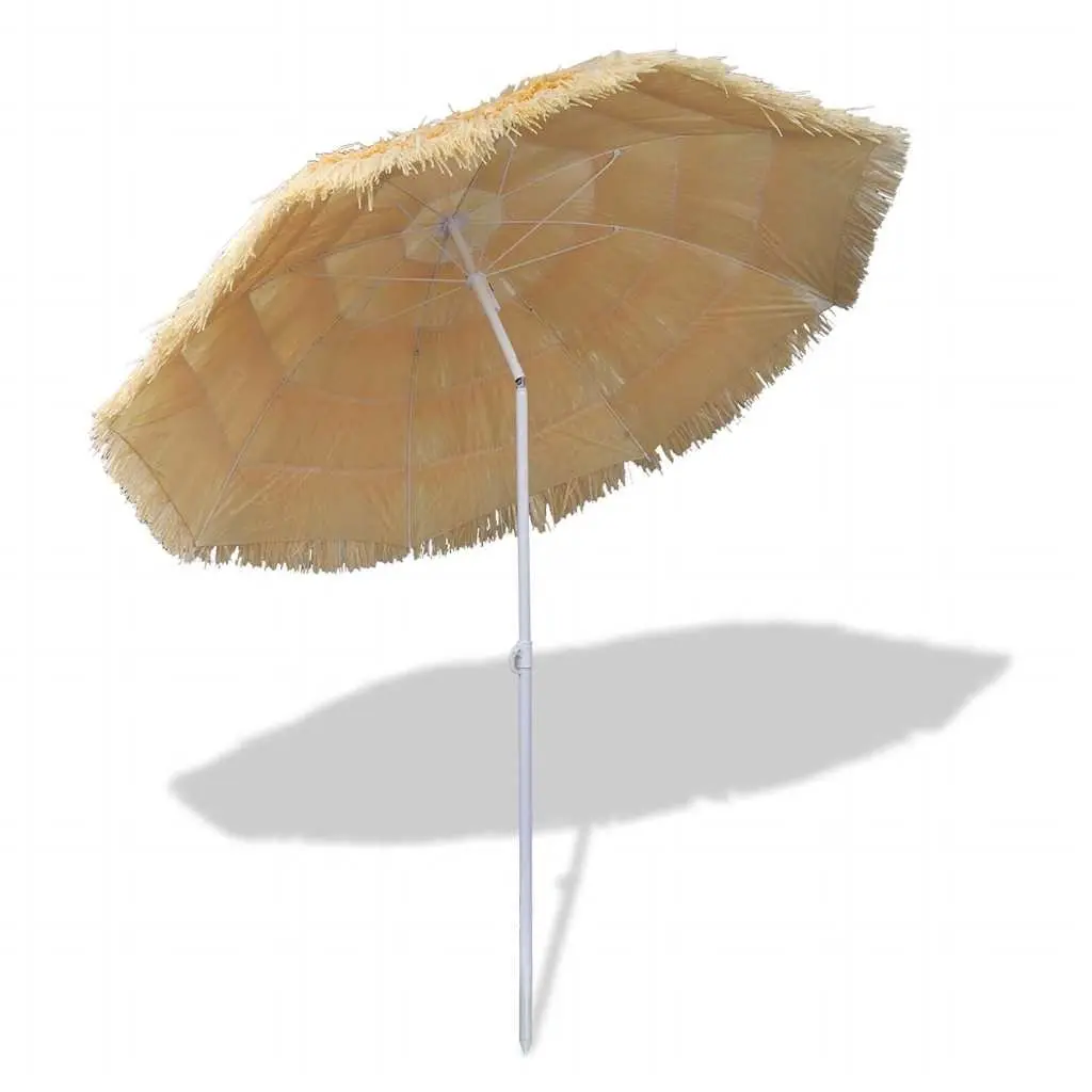 Beach Parasol Tilt Sunshade 1.8m Beige