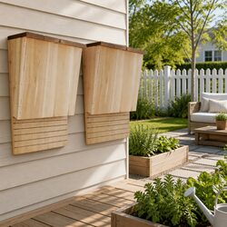 Reliable Bat House Set of 2 for Outdoor Use