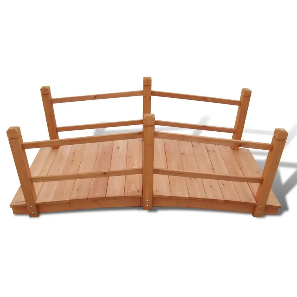 Garden Bridge Outdoor Decorative Structure 140cm Brown