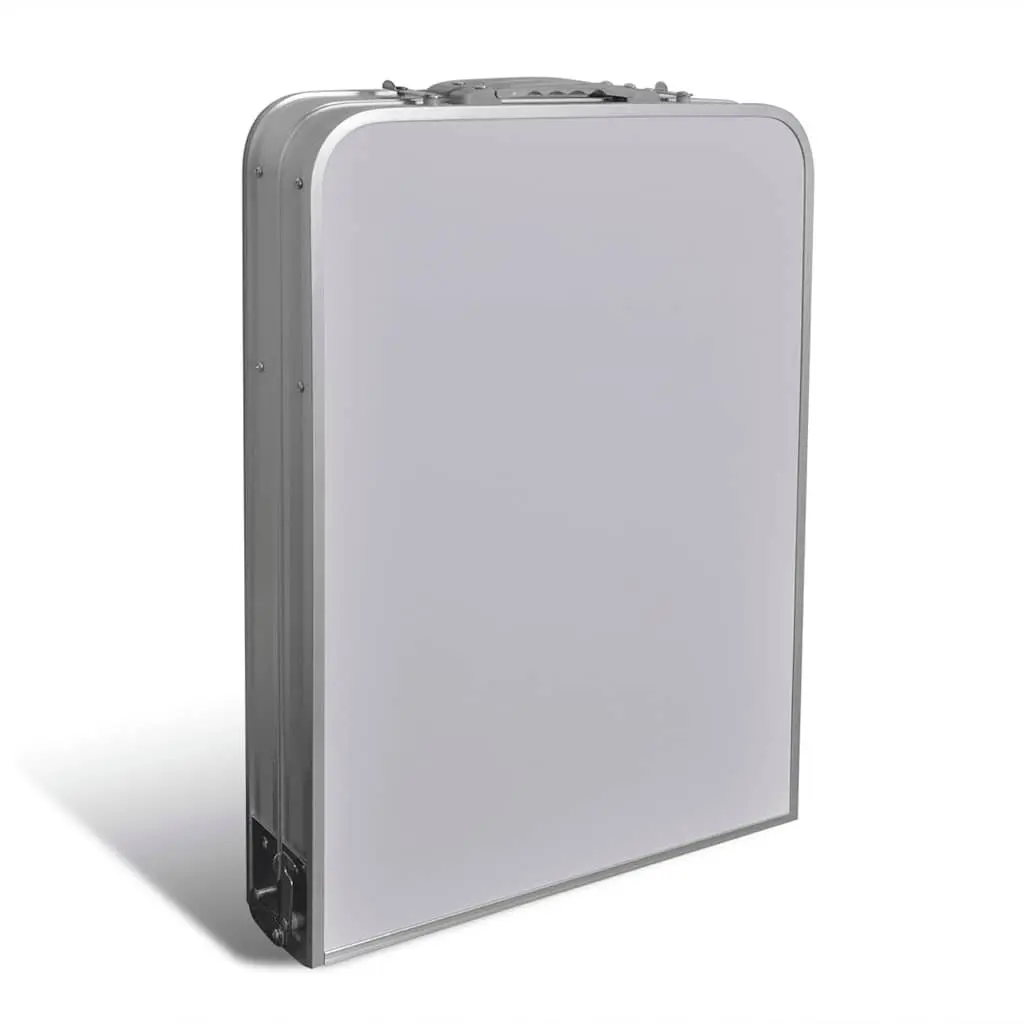 Foldable Camping Cupboard Outdoor Storage Cabinet Silver