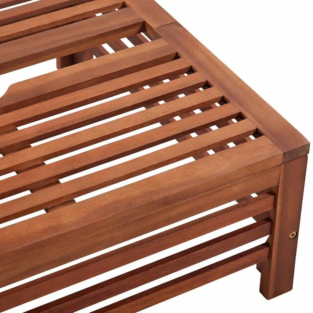 Acacia Hardwood Garden Side Table Parasol Stand Cover Decorative Outdoor Use