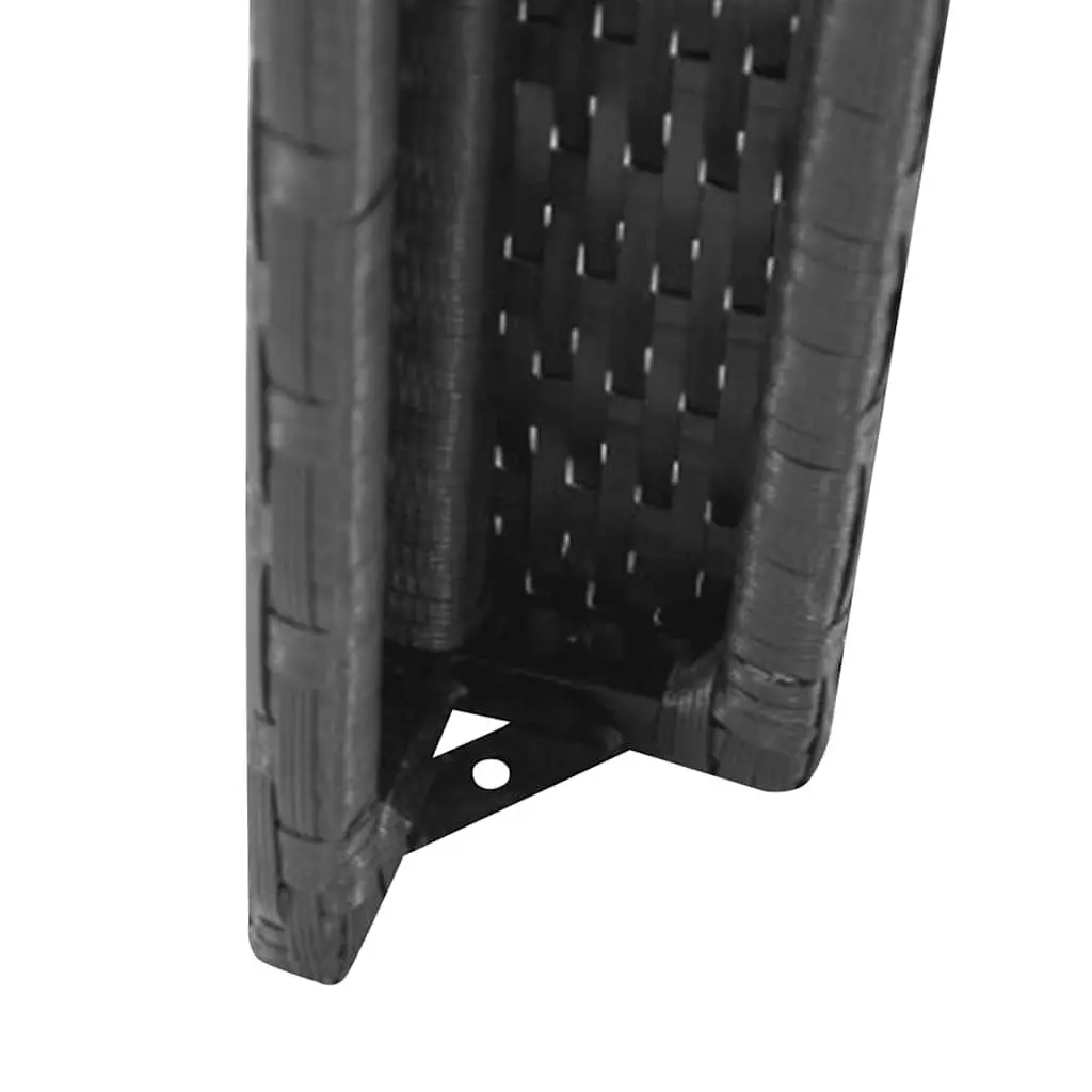 Garden Gazebo Sunshade 3x4m Grey Poly Rattan Wicker Canopy