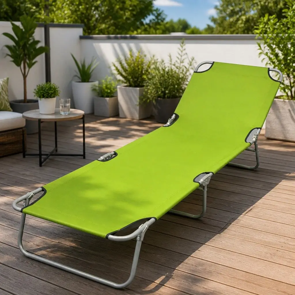Adjustable Sun Lounger for Outdoor Enjoyment