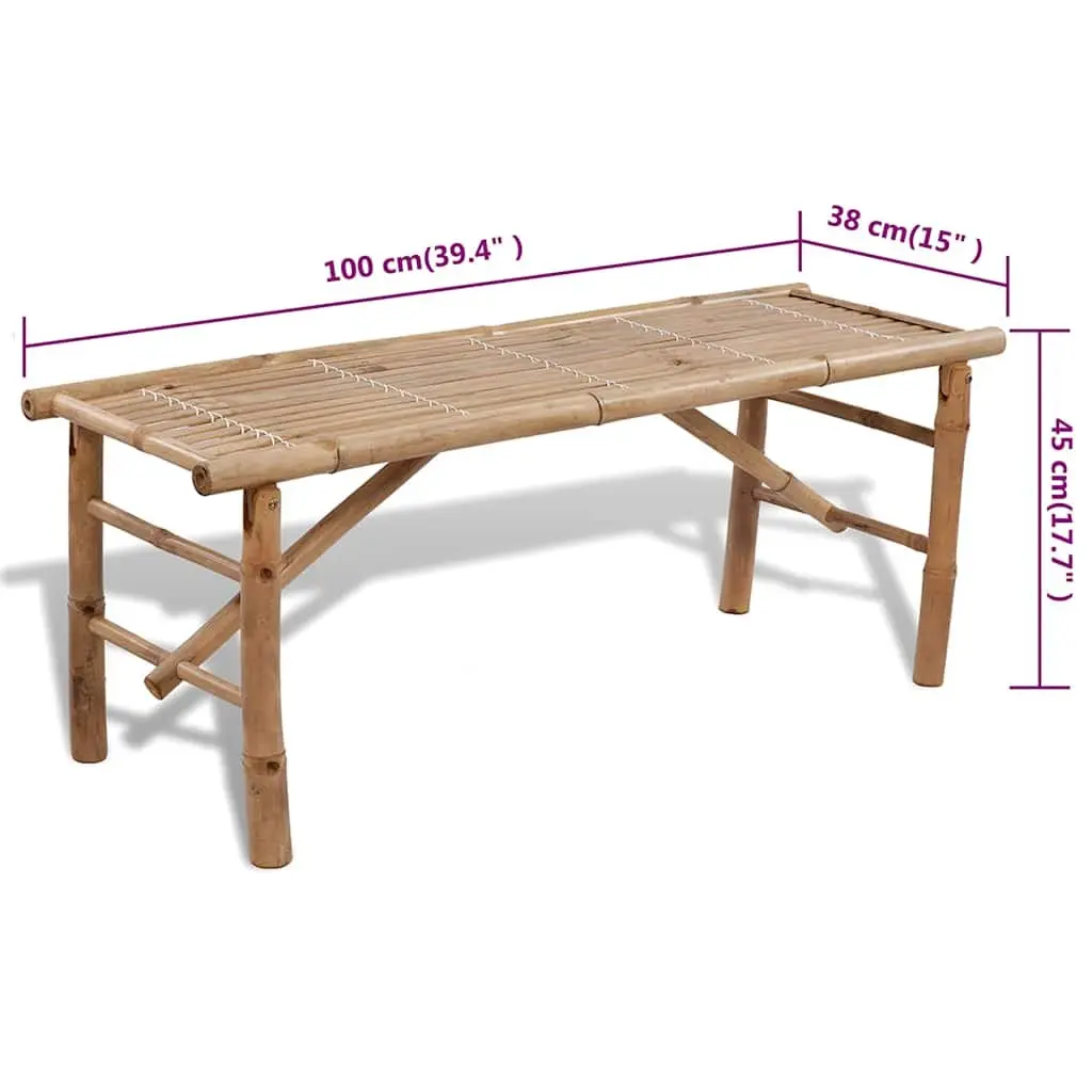 Outdoor Beer Table Set with 2 Benches
