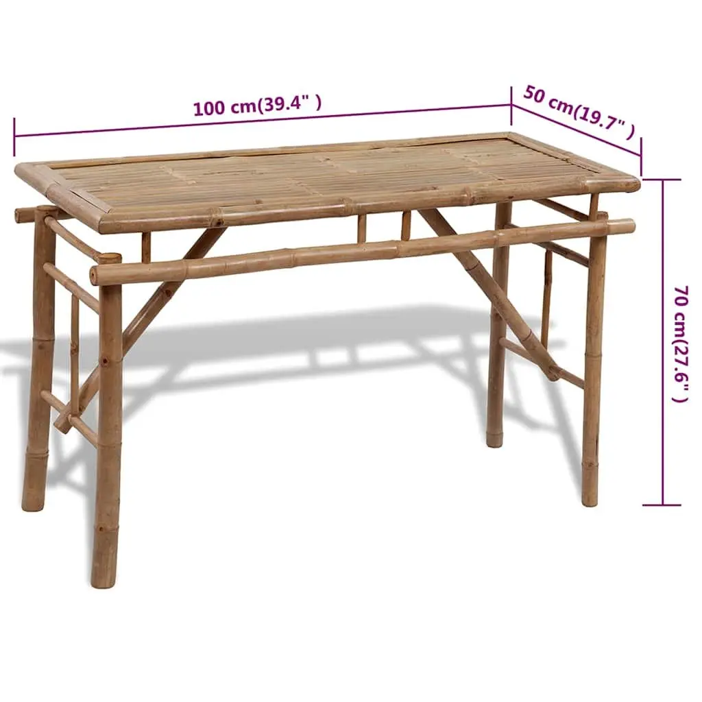 Outdoor Beer Table Set with 2 Benches
