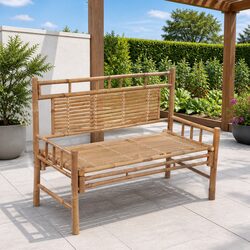 Value-packed 120cm Brown Garden Bench for Your Outdoors