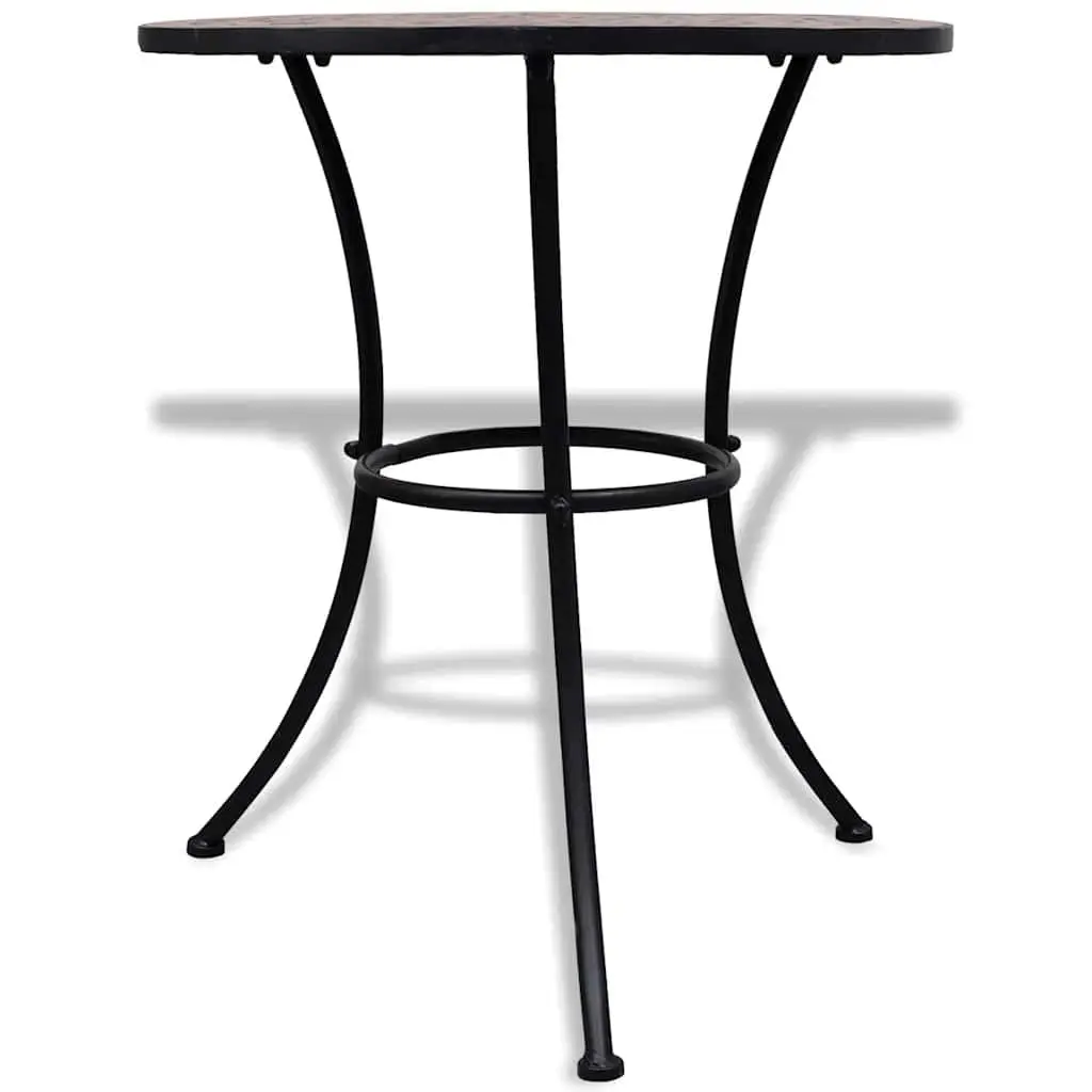 Mosaic Bistro Table 60cm Ceramic Top Garden Balcony Outdoor Coffee Furniture