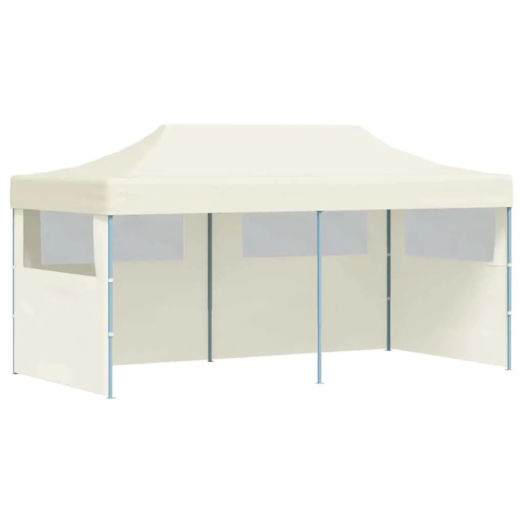Pop-up Party Tent Outdoor Gazebo 3 x 6 m Cream