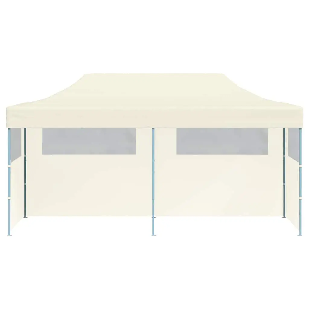 Pop-up Party Tent Outdoor Gazebo 3 x 6 m Cream
