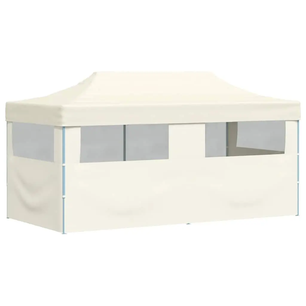 Pop-up Party Tent Outdoor Gazebo 3 x 6 m Cream