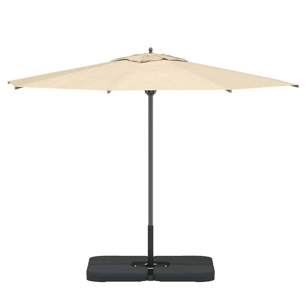 Fillable 60L Portable Black Umbrella Stand Parasol Base for Garden and Patio Use