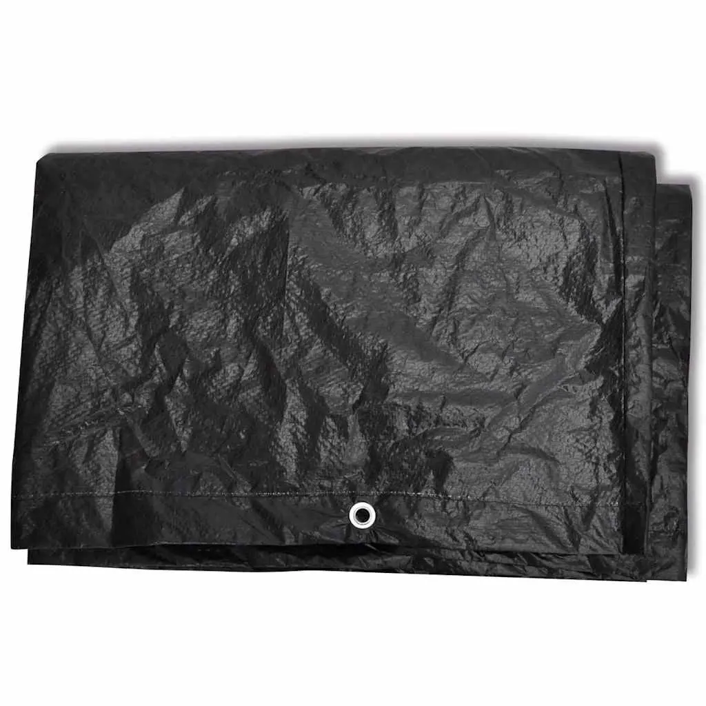 Garden Furniture Cover Waterproof 300x140x90cm Outdoor Rattan Black