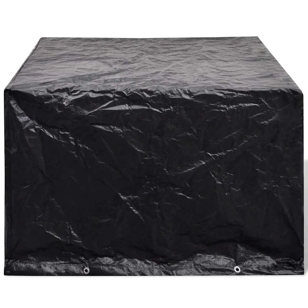 Garden Furniture Cover Outdoor Protector 135x135x90cm Black