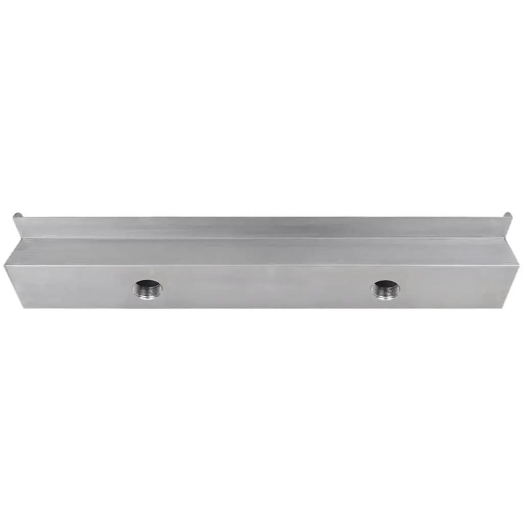 Rectangular Waterfall Pool Fountain Water Feature 90cm Silver