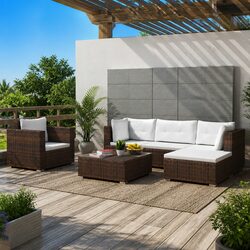 Comfortable and Practical 6 Piece Garden Lounge Set