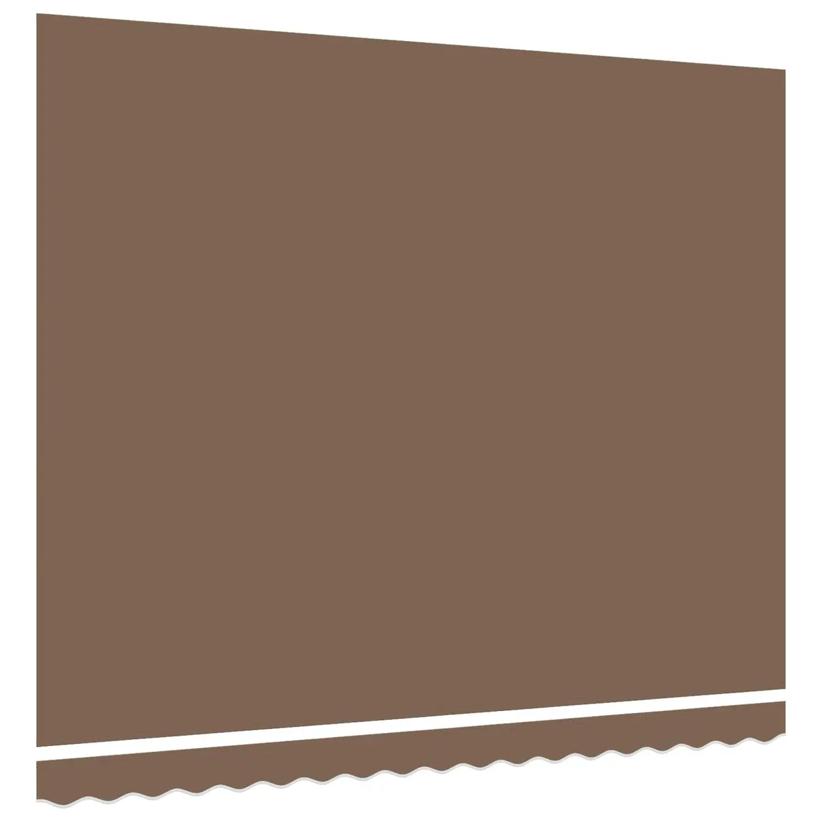 Awning Replacement Fabric Outdoor Sun Shade 4 x 3 m Beige Polyester