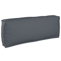 Warm Anthracite Cushion 120 x 40 x 12 cm for Home Comfort