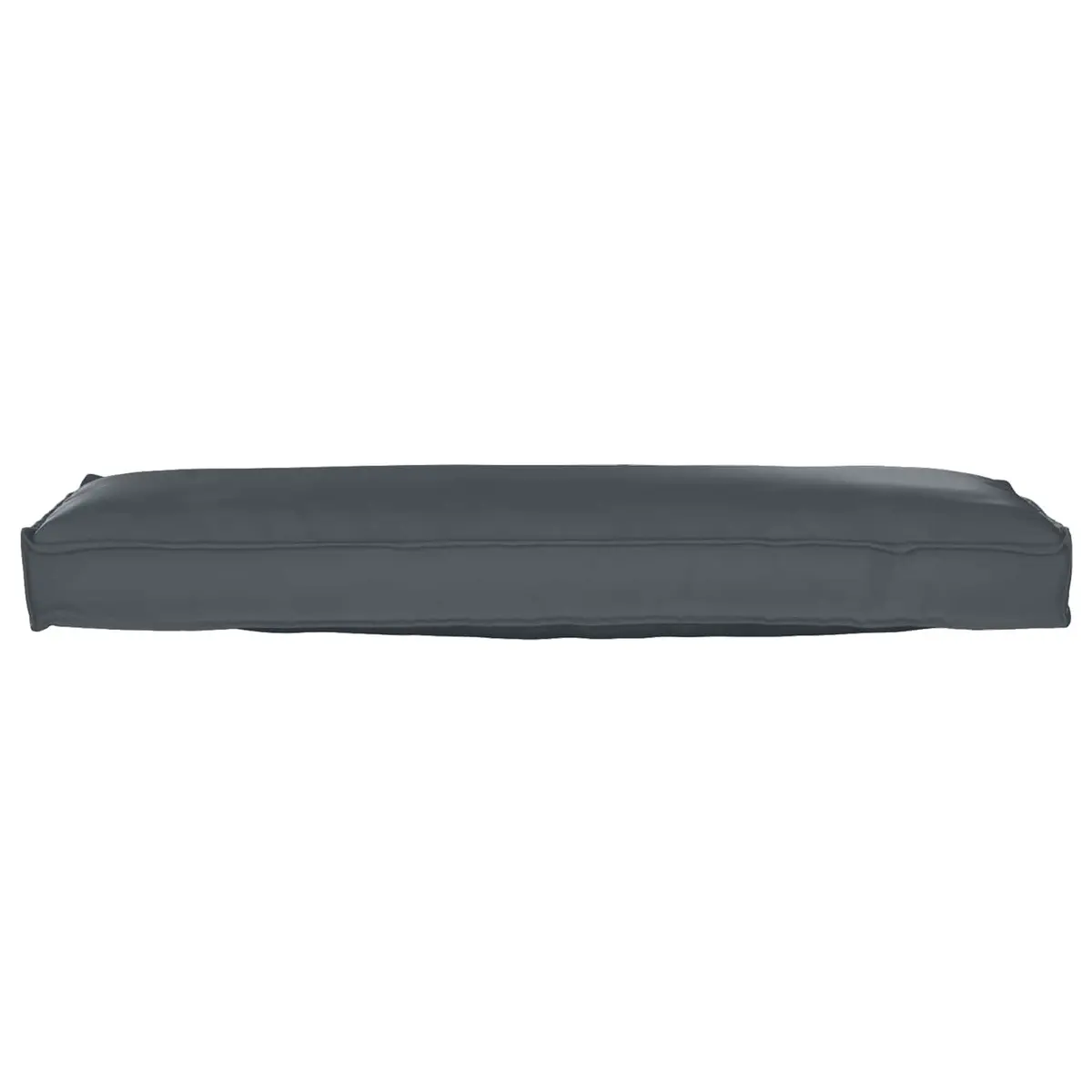 Pallet Cushion Set 2 pcs Outdoor Seating 120 x 40 x 8 cm Anthracite