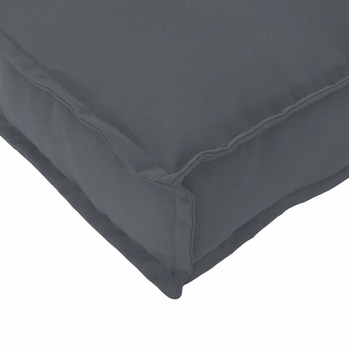 Pallet Cushion Set 2 pcs Outdoor Seating 120 x 40 x 8 cm Anthracite