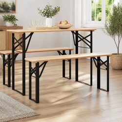 Durable Black Steel Beer Bench Legs for Long-lasting Use