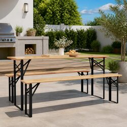 Beer Table Leg 2 pcs Black 39 x 3 x 75 cm Powder-Coated Steel Indoor Outdoor