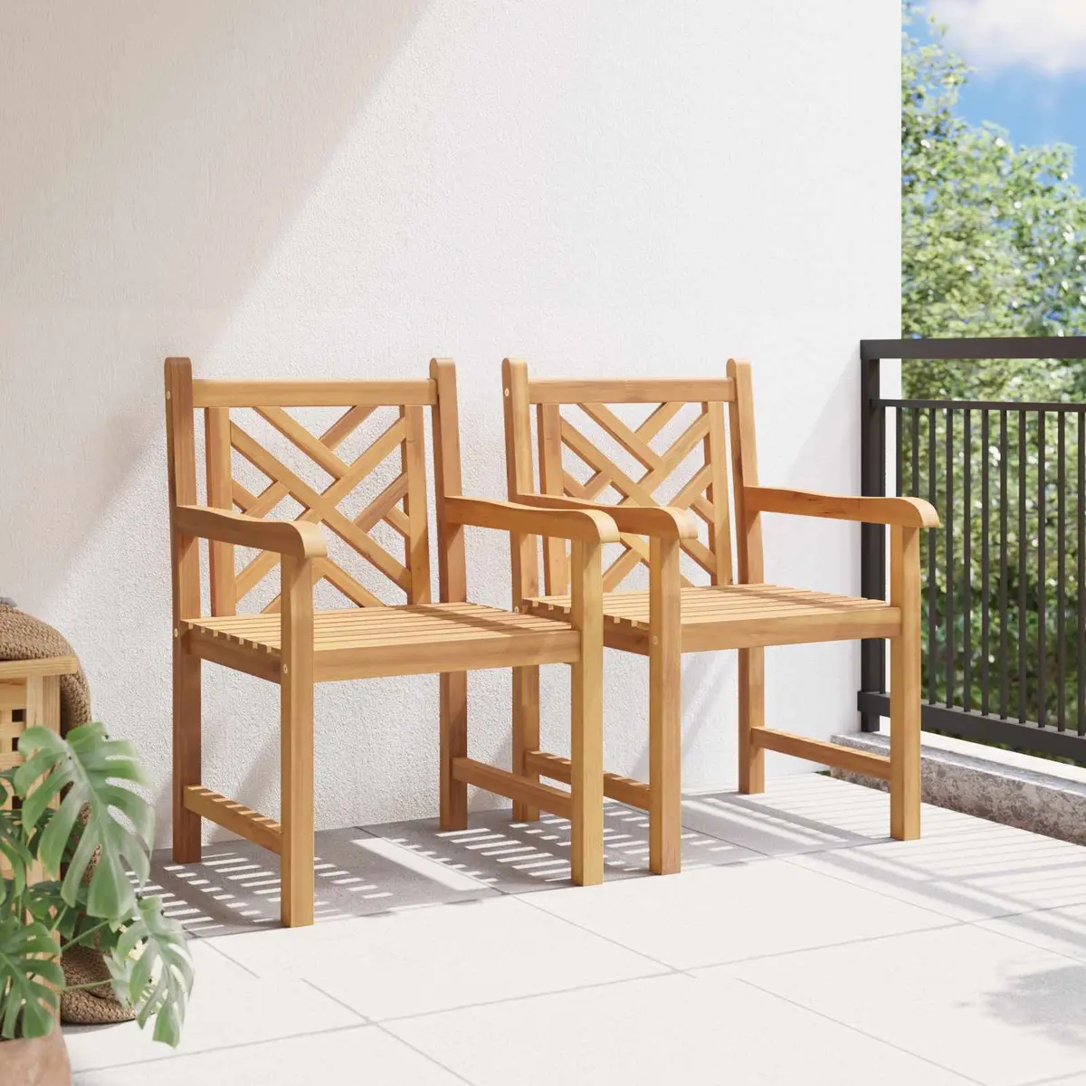 Teak Wood Chairs for Relaxing Outdoors