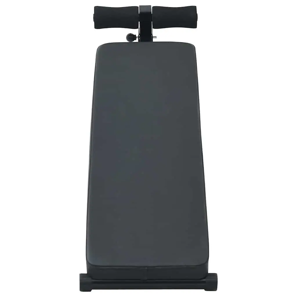 Adjustable Folding Sit Up Bench Black Home Gym Equipment for Strength Training