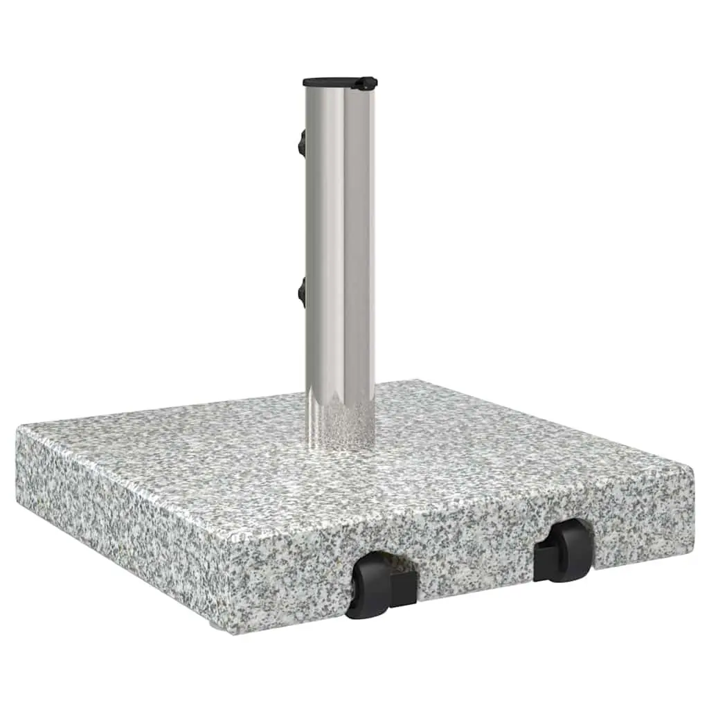 Parasol Base Grey 41 x 41 x 37 cm Granite Outdoor Umbrella Stand