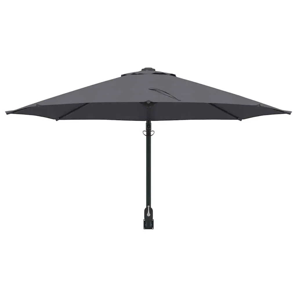 Garden Parasol Cantilever Outdoor Sunshade 248x248x148cm Anthracite