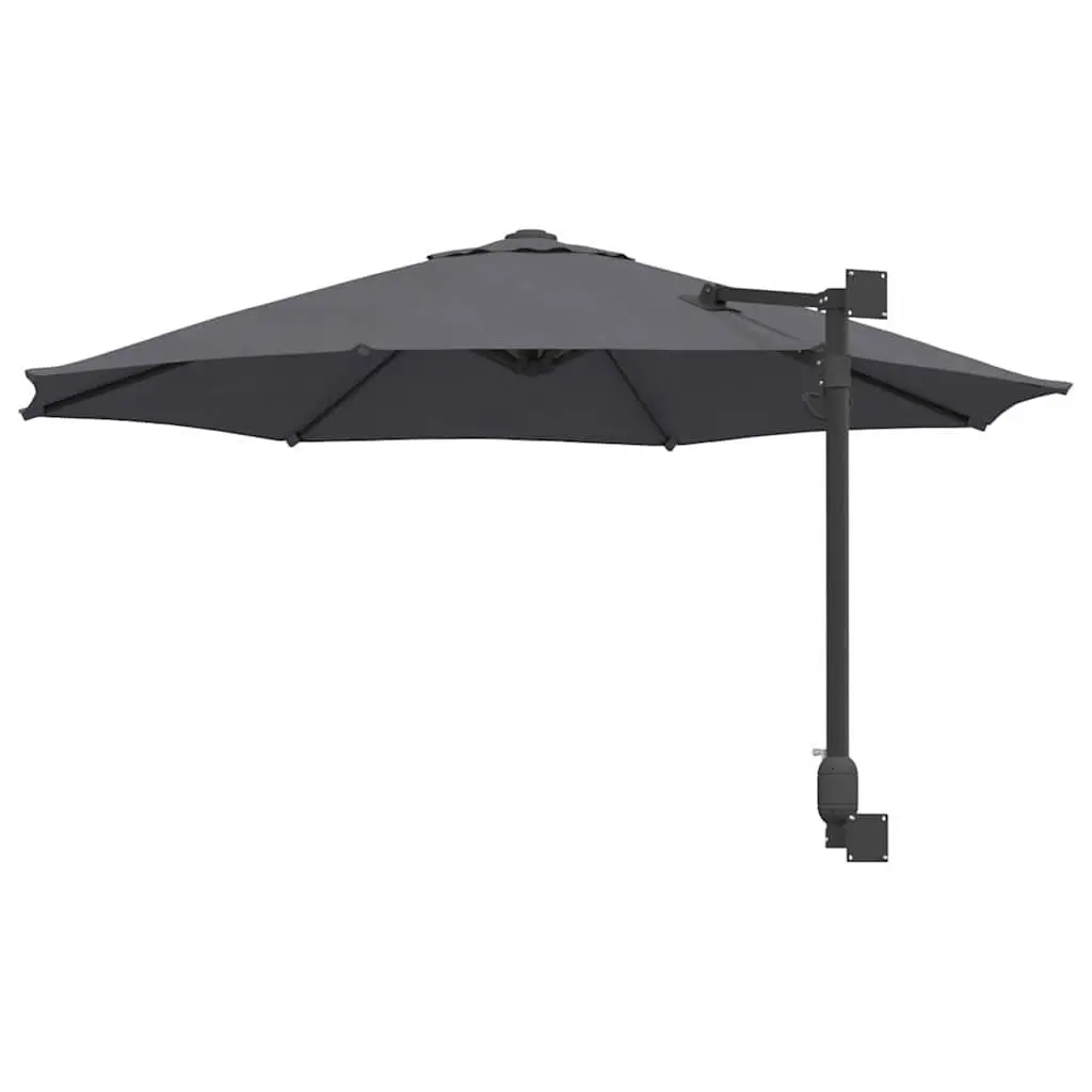 Garden Parasol Cantilever Outdoor Sunshade 248x248x148cm Anthracite