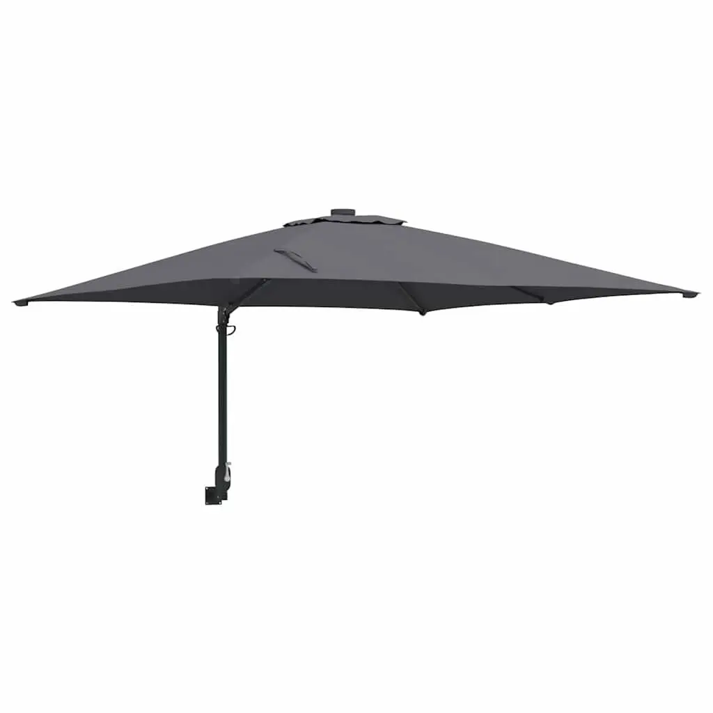 Garden Parasol Outdoor Umbrella Shade 248.5cm Anthracite