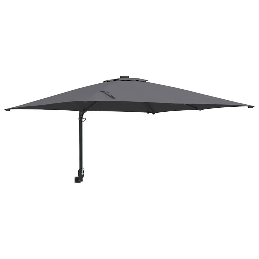 Garden Parasol Cantilever Sunshade Tilt Adjustable 248.5x247.5x160cm Anthracite