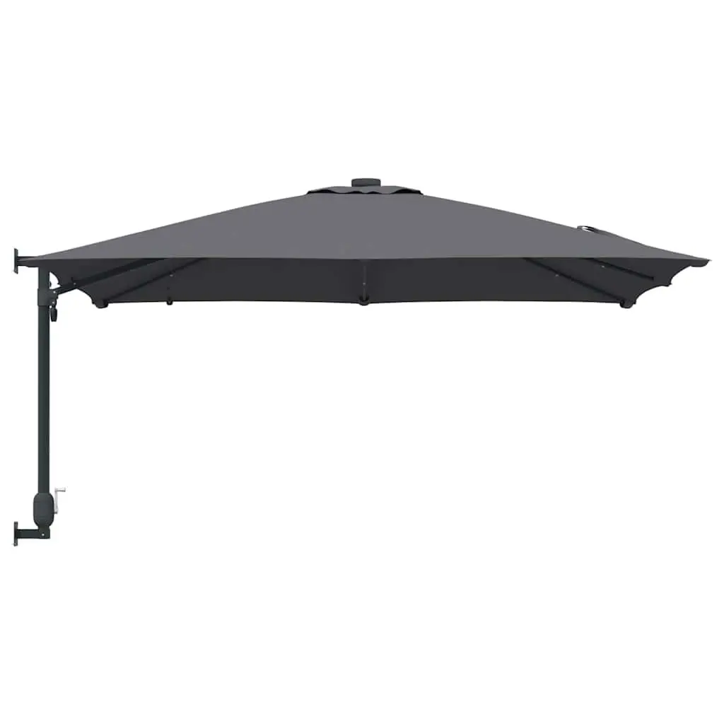 Garden Parasol Cantilever Sunshade Tilt Adjustable 248.5x247.5x160cm Anthracite