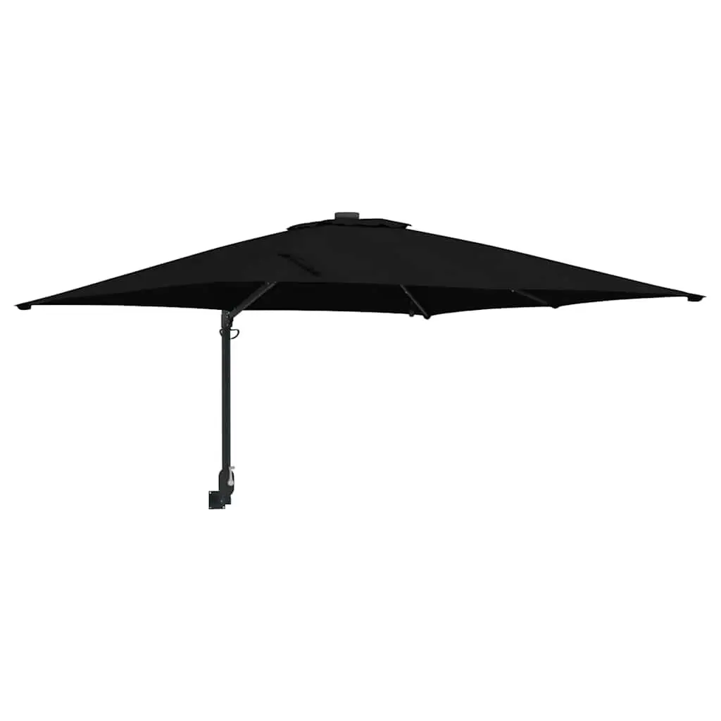 Garden Parasol Cantilever Umbrella Outdoor Shade 248.5cm Black
