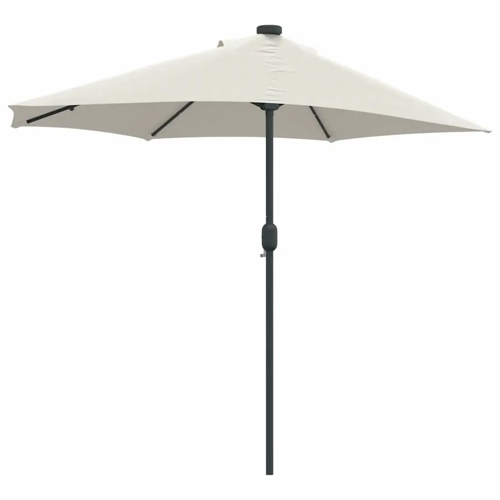 Garden Parasol Sunshade Outdoor Umbrella 294x150x223cm Brown