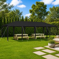 Warm and Reliable Anthracite Party Tent 800 x 400 cm