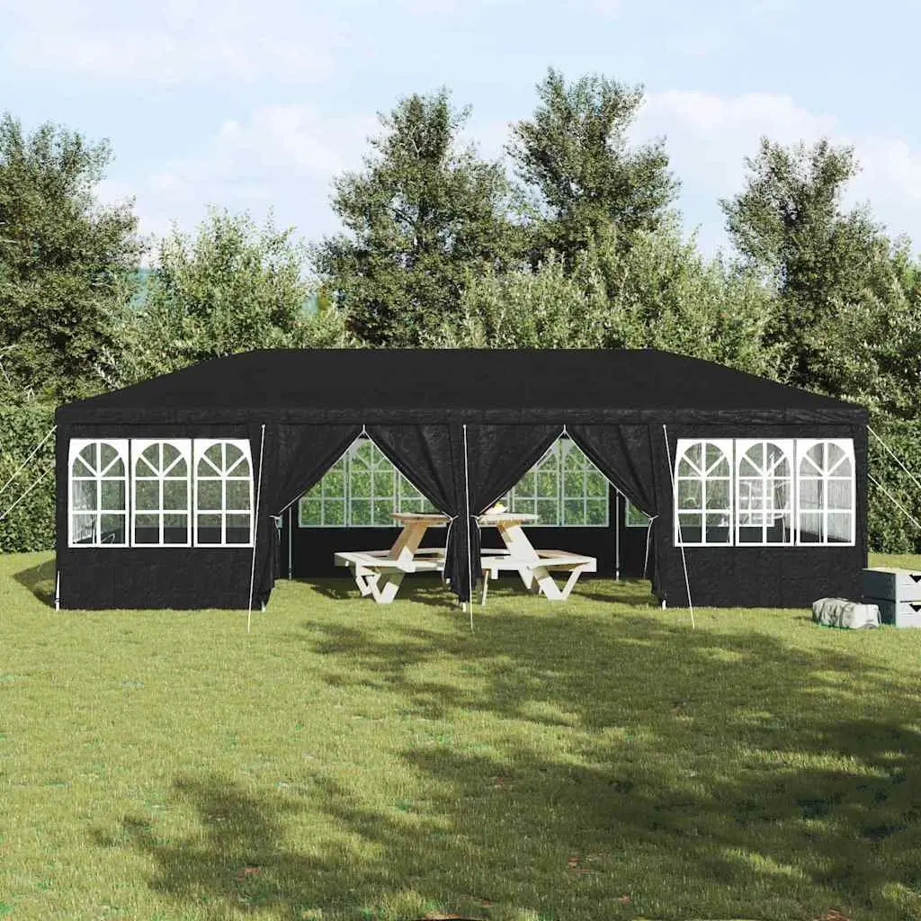 Party Tent Outdoor Canopy 800 x 400 x 266 cm Anthracite Polyethylene