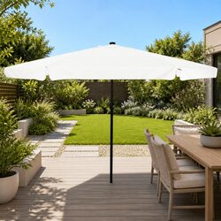Reliable Garden Parasol with LED and Collapsible Design