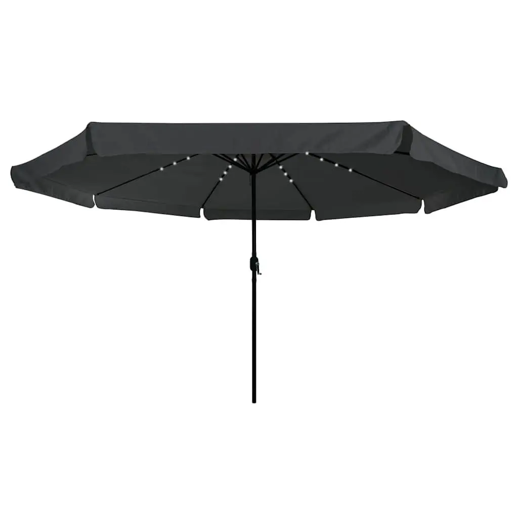 Garden Parasol Outdoor Umbrella 395x395x245cm Anthracite