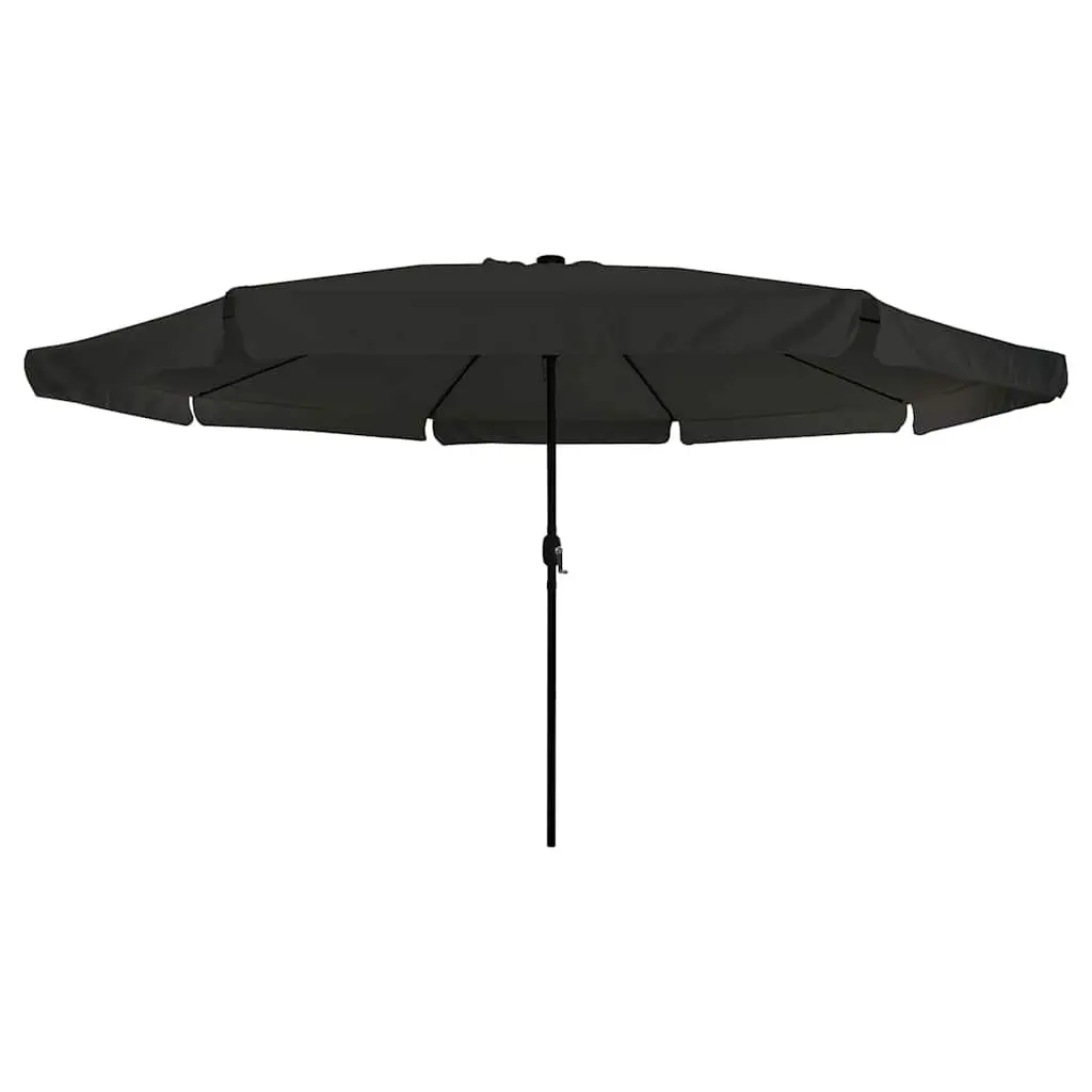 Garden Parasol Outdoor Umbrella 395cm Square Canopy Black