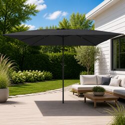 Warm and Reliable Anthracite Garden Parasol