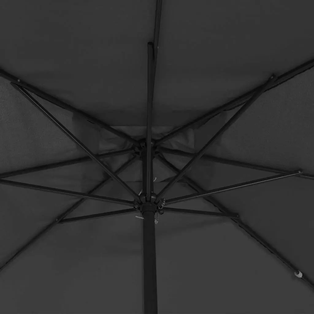 Garden Parasol Outdoor Umbrella 295x295x245cm Anthracite