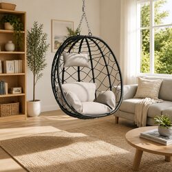 Reliable Taupe Hanging Egg Chair – Comfort and Value