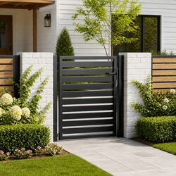 Reliable Lockable Aluminium Garden Gate for Your Home