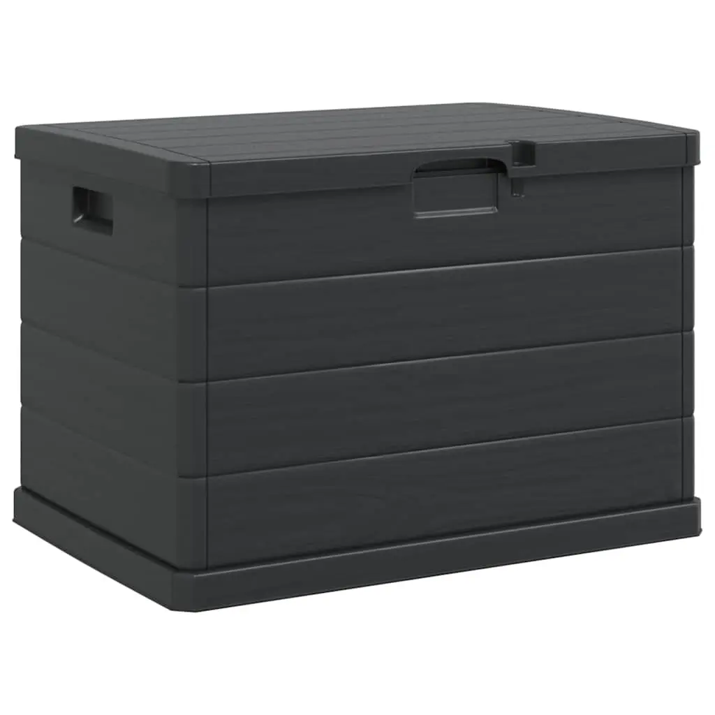 Garden Storage Box Outdoor Indoor Organiser 77.5 x 54.5 x 53 cm Anthracite