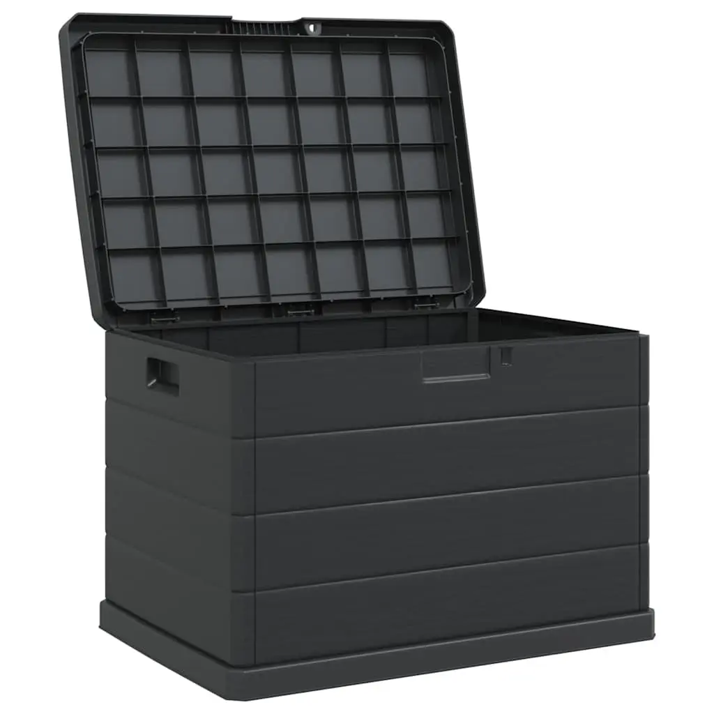 Garden Storage Box Outdoor Indoor Organiser 77.5 x 54.5 x 53 cm Anthracite