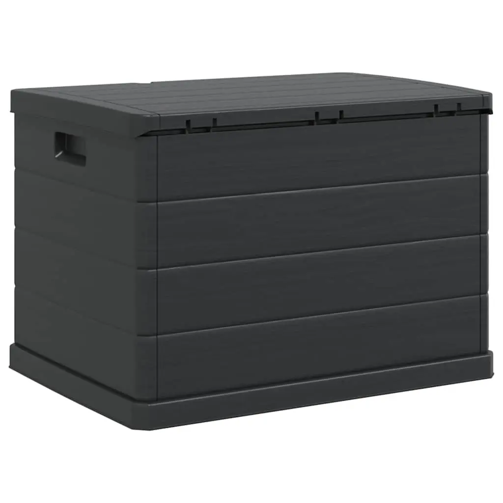 Garden Storage Box Outdoor Indoor Organiser 77.5 x 54.5 x 53 cm Anthracite