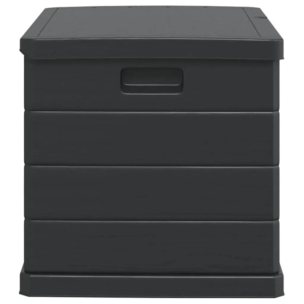 Garden Storage Box Outdoor Indoor Organiser 77.5 x 54.5 x 53 cm Anthracite