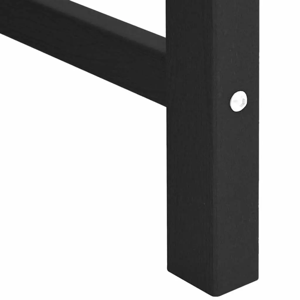 Outdoor Dining Chair Black Modern Garden Seating 2 Piece Set